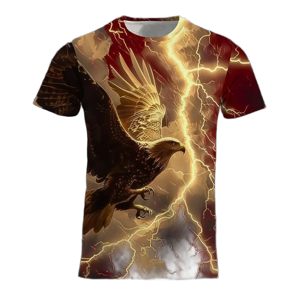 Skies Belong to No One – Eagle 3D Print Tee