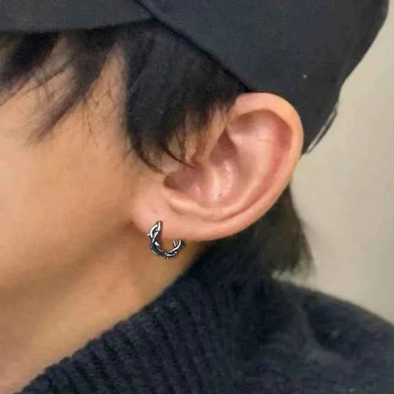 Thorn Hoop Earrings for