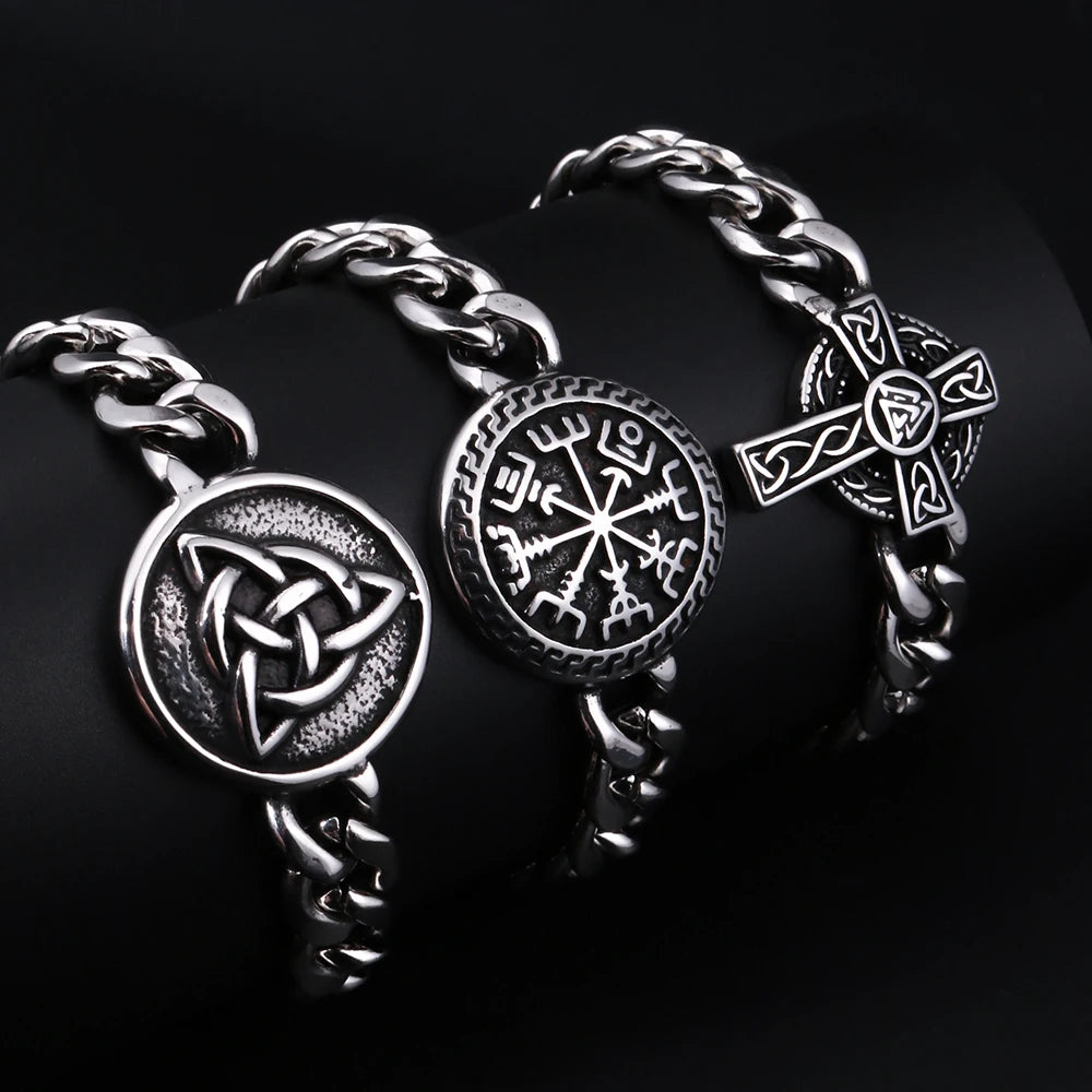 The Wolfsong Bracelet — Norse Rune Viking Bracelet