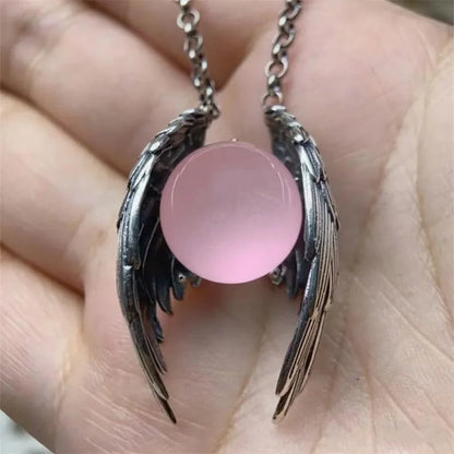 The New Ghost Wing Crystal Retro Necklace Is Fashionable, Unique and Personalized. It Is An Aged Pendant and A Pendant Accessory
