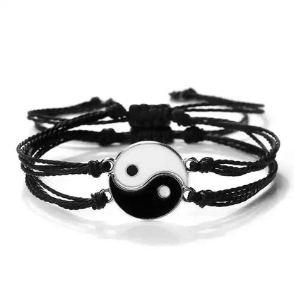 2Pcs/set Dragon Tai Chi Gossip Braided Bracelets lots of styles - Pedlar's Attic