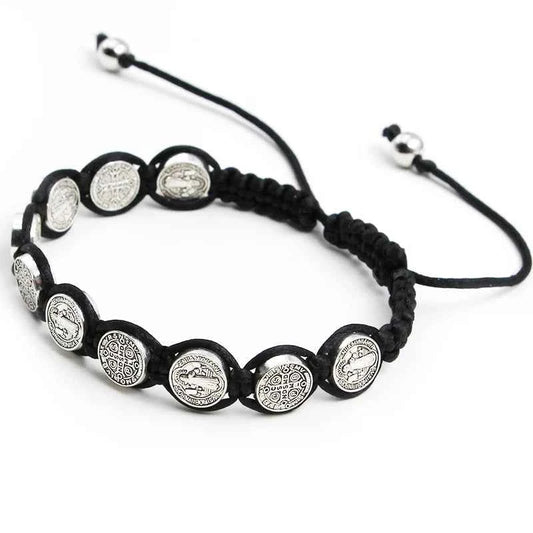 Handmade St. Benedict Medal Bracelet