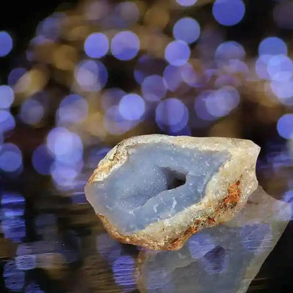 Natural Blue Chalcedony Irregular Agate Raw Stone - Pedlar's Attic