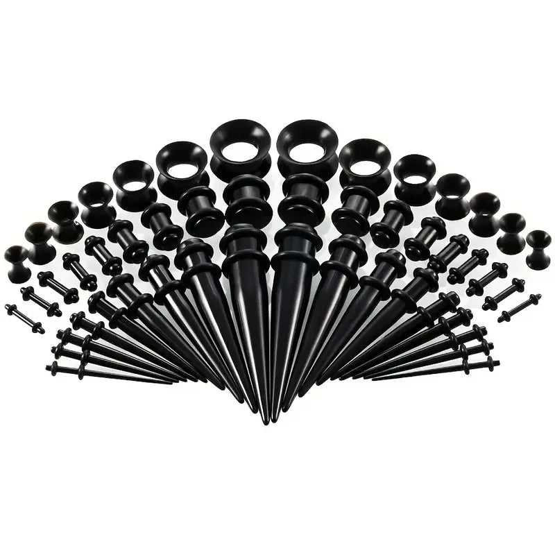 The Crescent Riot — Acrylic Taper Body Jewellery Sets