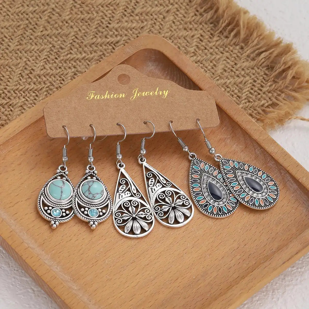 The Drawer of a Hundred Mornings — Boho Earring Sets