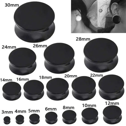 Vivid Tunnels Acrylic Ear Plugs - 2 Pcs of Vibrant Comfort & Style - Pedlar's Attic