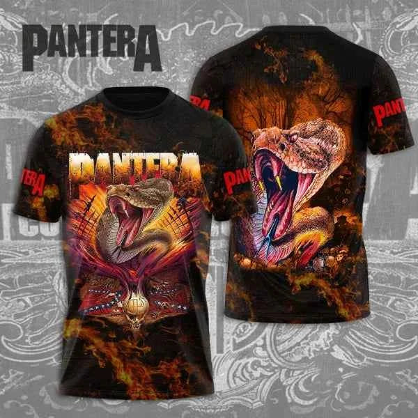 PANTERA! 3D Printed T-shirt for Men and Women