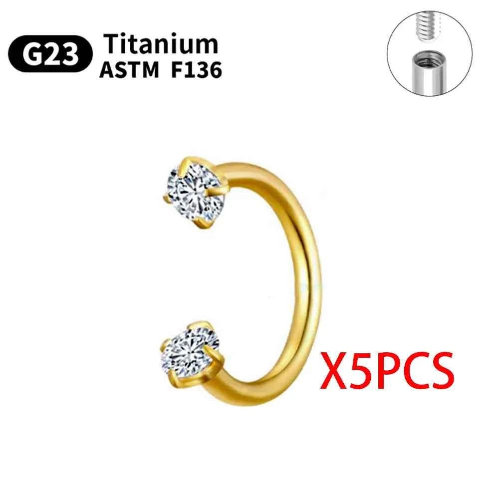 Titanium Piercings Labret Stud Lip Nose Eyebrow piercing kit