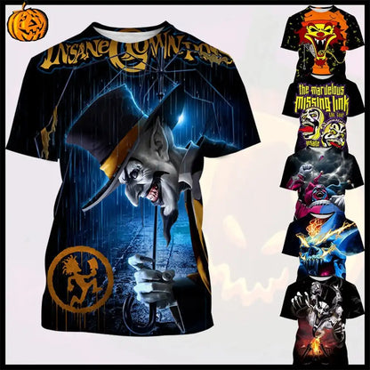 Face Paint — Crazy Clown 3D Graphic Tee