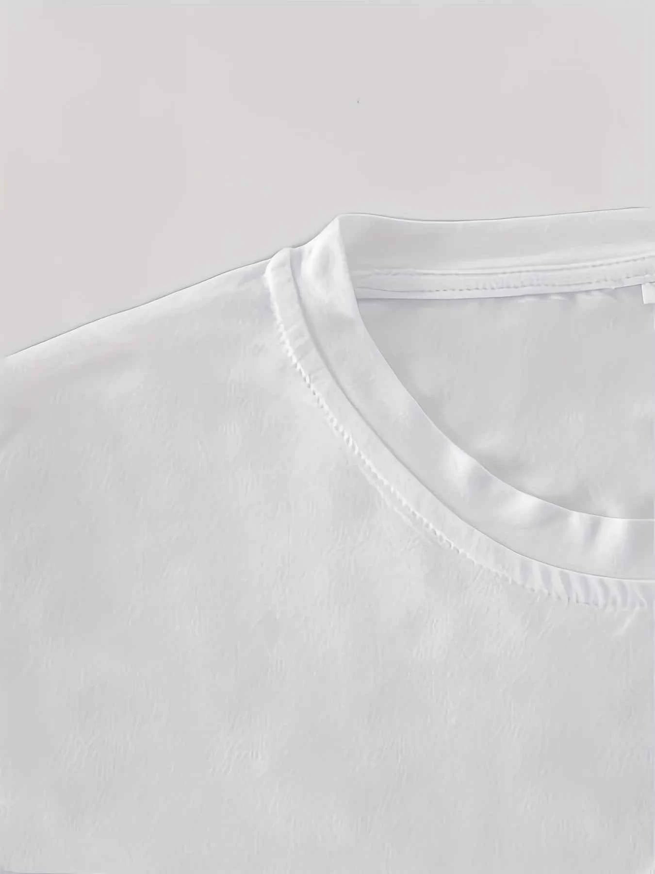 Men's Summer Casual Short Sleeve T-Shirt with Print - Breathable Round Neck Tee Unisex Streetwear Tops 2026 Graphic Pullovers