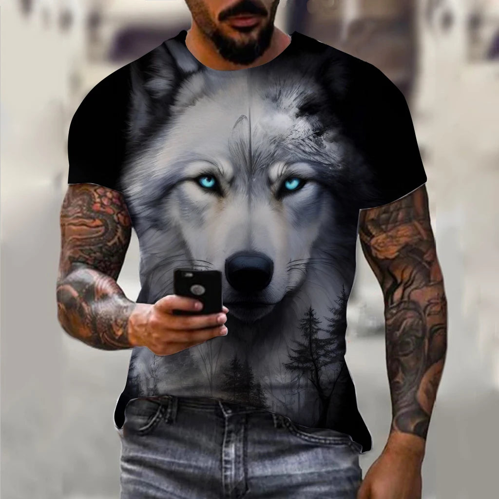 The Wolfsong Portraits — 3D Wolf Graphic Tee