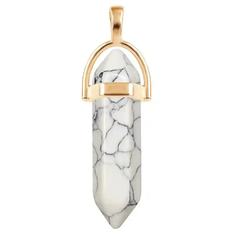 7pcs/Set Hexagon Pillar Quartz Necklace - Pedlar's Attic