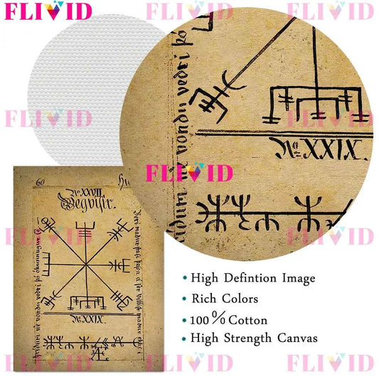 Old Norse Mythology Runic Wayfinder Symbol And Magic Signs