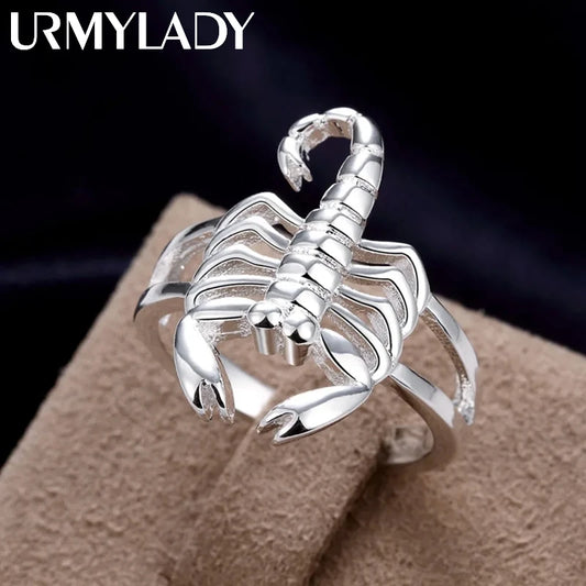 Corrupted Forest Scorpion — 925 Sterling Silver Ring - Pedlar's Attic