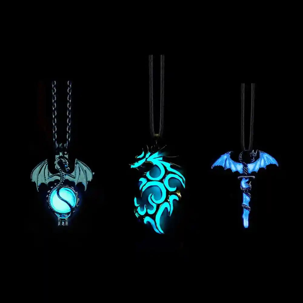 Luminous Glow Necklaces! Assorted Dragons and More! - Pedlar's Attic
