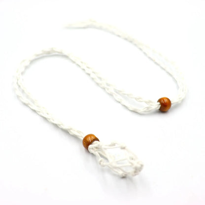 The Rainkeeper — Braided Crystal Catcher Necklace