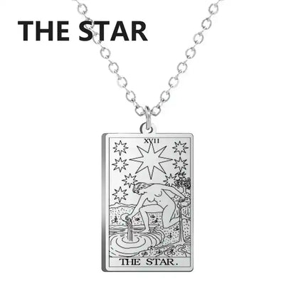 Dawapara Tarot Cards Necklace Women - Pedlar's Attic