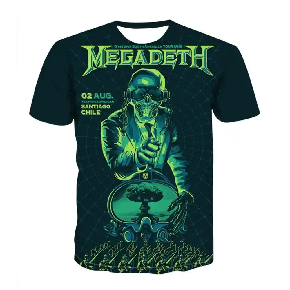 Luna's Pick: Megadeth 3D Graphic Tee