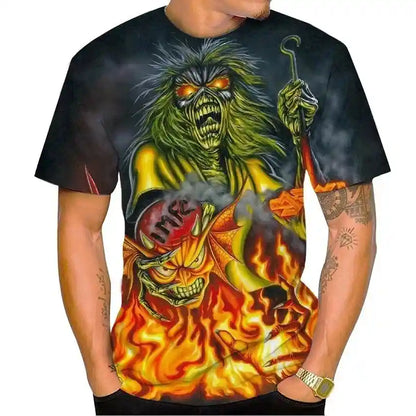 Heavy Metal Fashion Casual Men's Tee - Pedlar's Attic