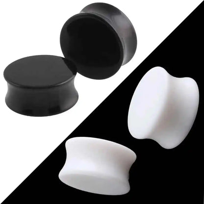 Vivid Tunnels Acrylic Ear Plugs - 2 Pcs of Vibrant Comfort & Style - Pedlar's Attic