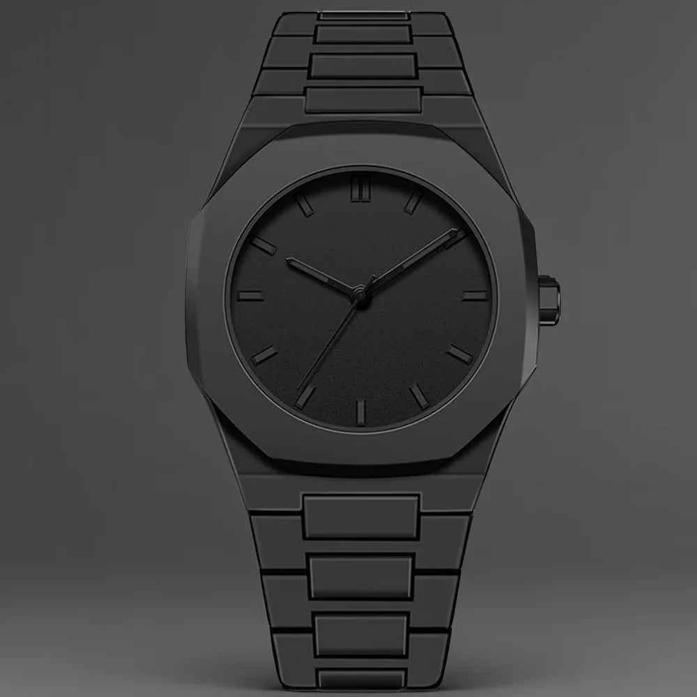 Fashionable Men's Watch Simple Black