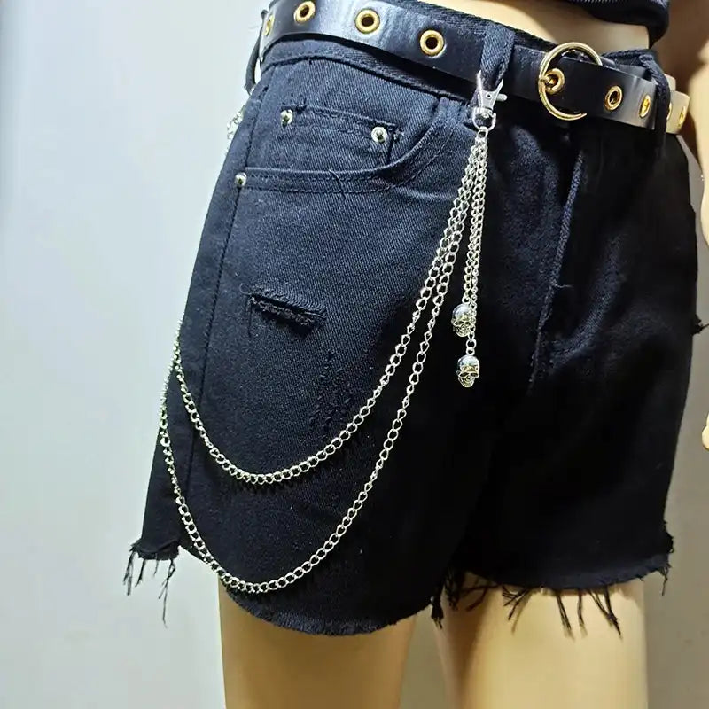 The Chain Between the Loops — Gothic Punk Belt Loop Wallet Chain