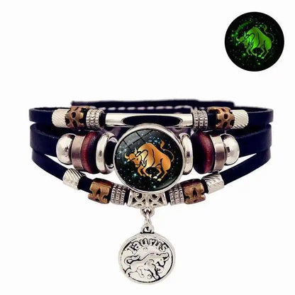 Luminous 12 Constellation Vintage Bracelet - Pedlar's Attic