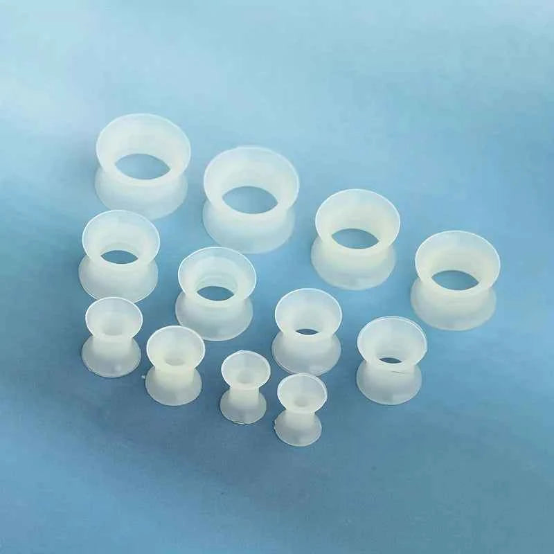 22pcs 8G-3/4 Ultra Thin Silicone Double Flared Flexible Tunnel - Pedlar's Attic