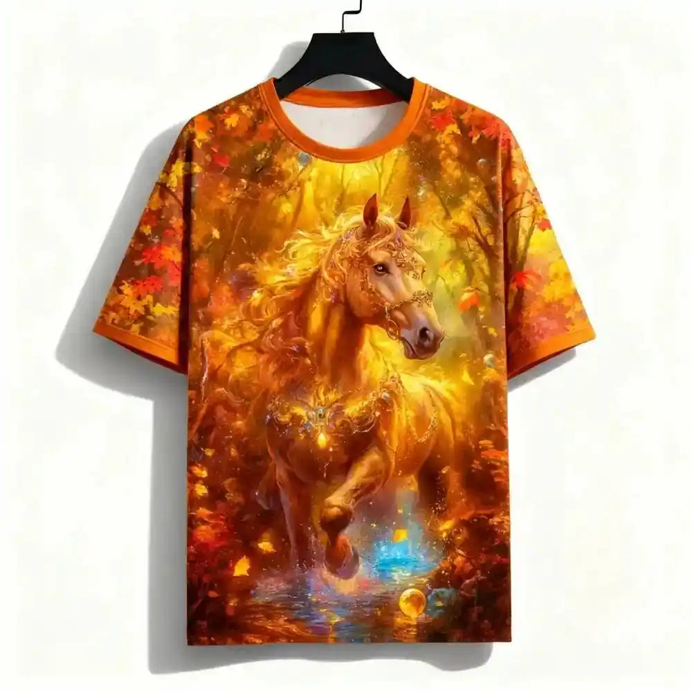 Wild Spirit – Horse 3D Print Unisex Tee