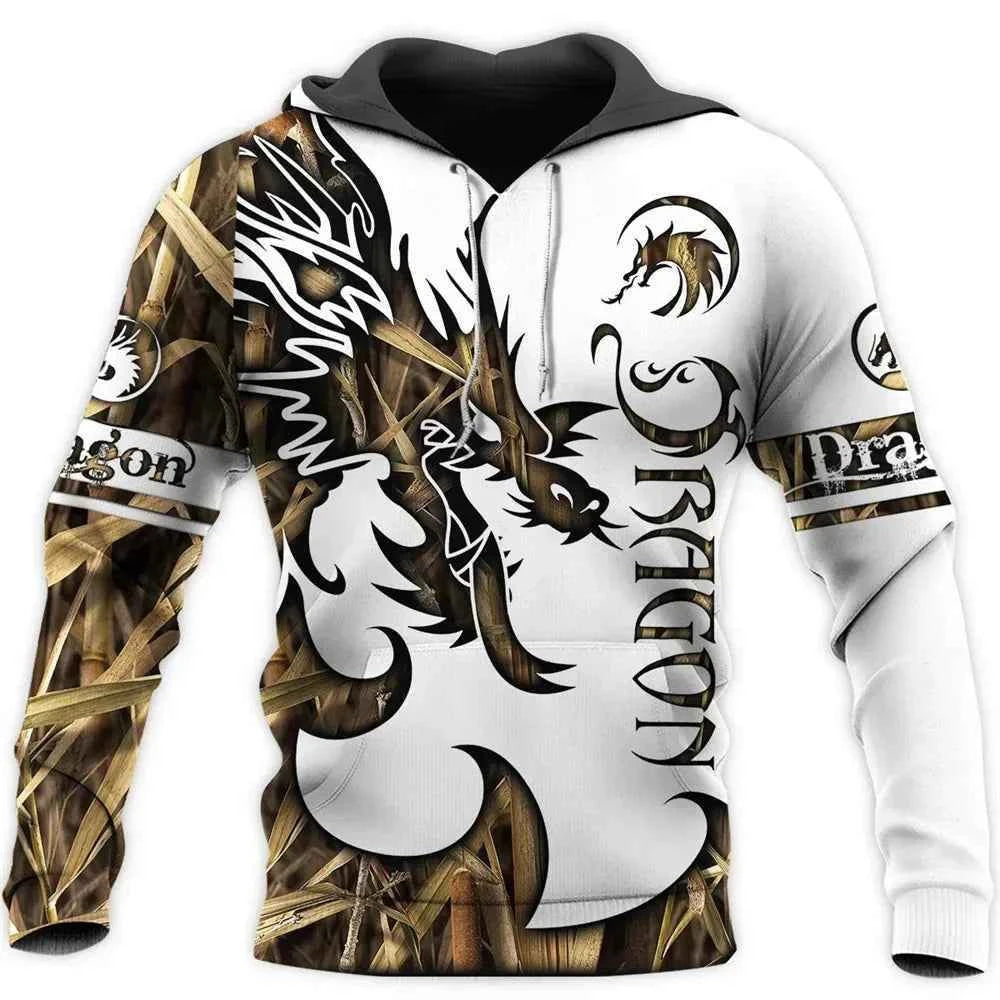 Chinese Dragon Printed Men's Hoodie Fashion- So many choices 2
