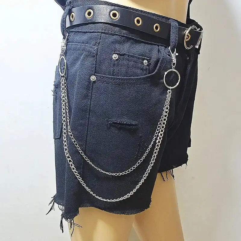 The Chain Between the Loops — Gothic Punk Belt Loop Wallet Chain