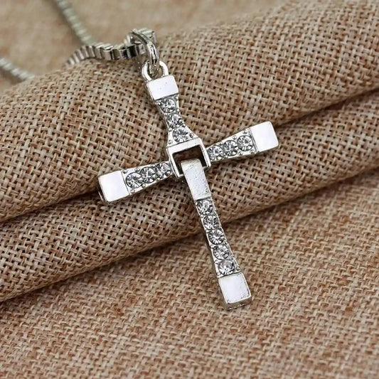 Cross Necklace Titanium Steel - Pedlar's Attic