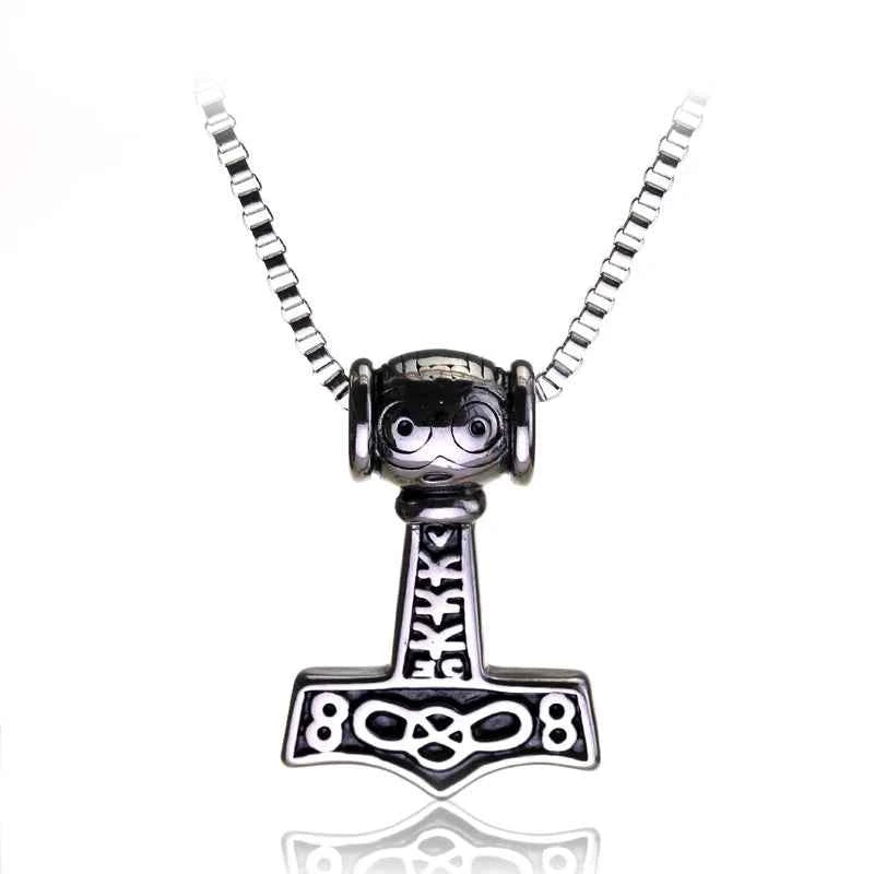 Norse Vikings Thor's Hammer Mjolnir Scandinavian Rune Amulet