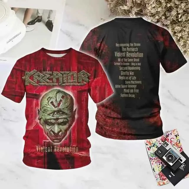 KREATOR Band 3d Print T-shirts various styles