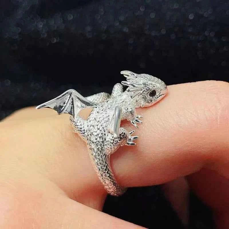 Dragon Rings Gothic Punk Style Dragon