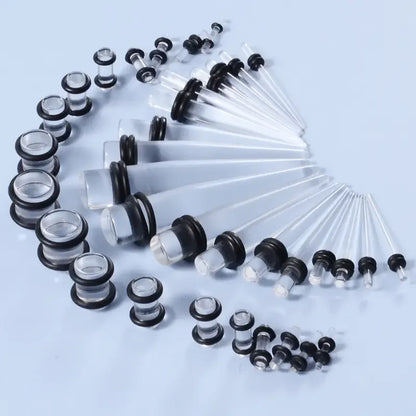 The Crescent Riot — Acrylic Taper Body Jewellery Sets