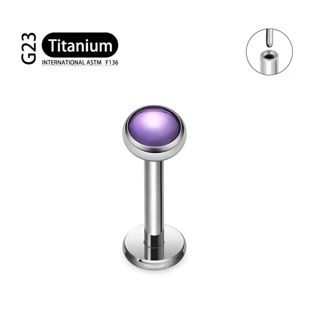 Titanium Lip Studs