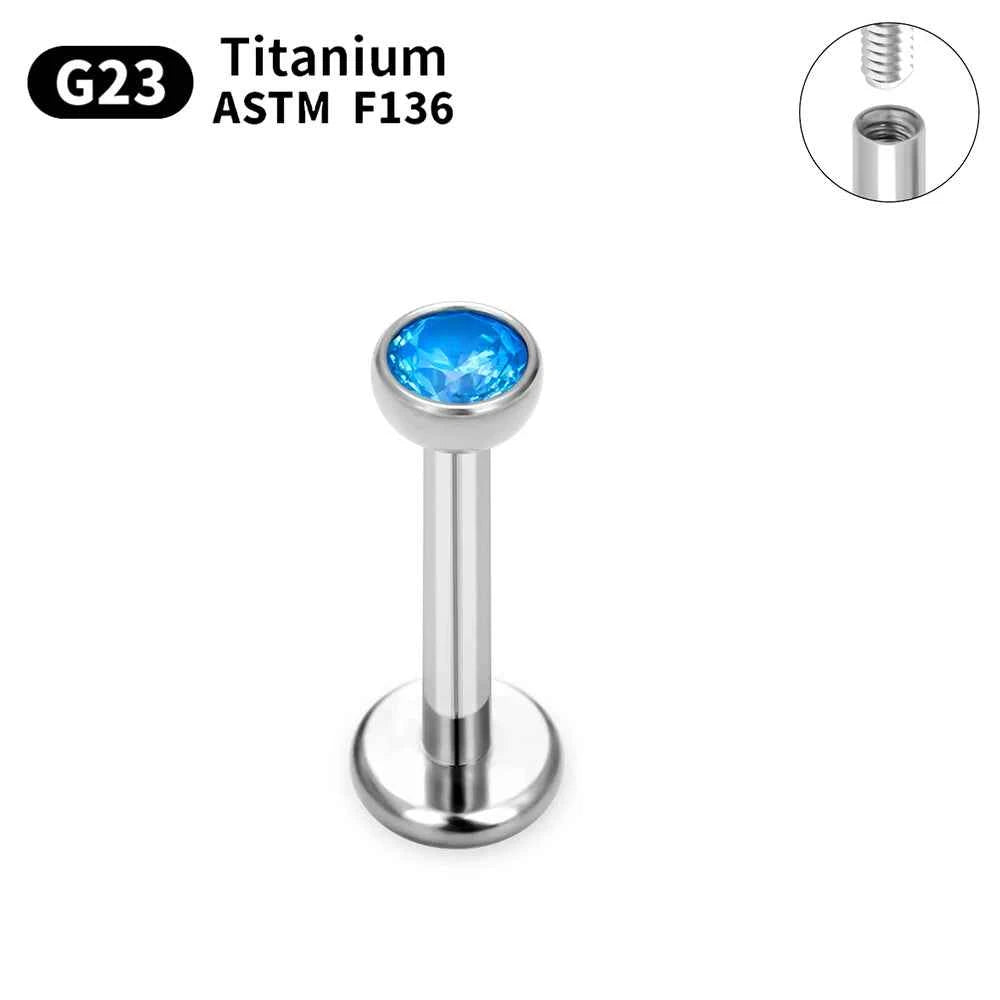 Titanium Piercings Labret Stud Lip Nose Eyebrow piercing kit