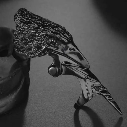 Dragon Eagle Skull Joint Knuckle Full Finger Claw Ring - Pedlar's Attic