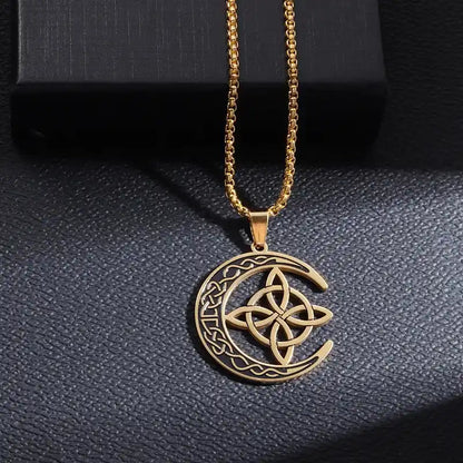 The Moon Knot Collection — Celtic Irish Witch Amulet Necklaces