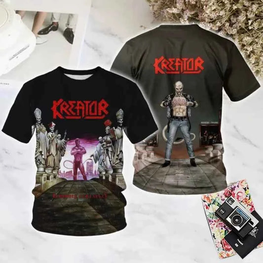 KREATOR Band 3d Print T-shirts various styles