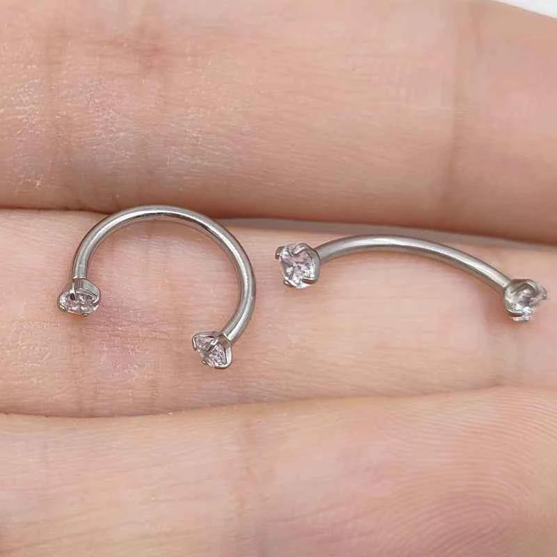 Titanium Piercings Labret Stud Lip Nose Eyebrow piercing kit