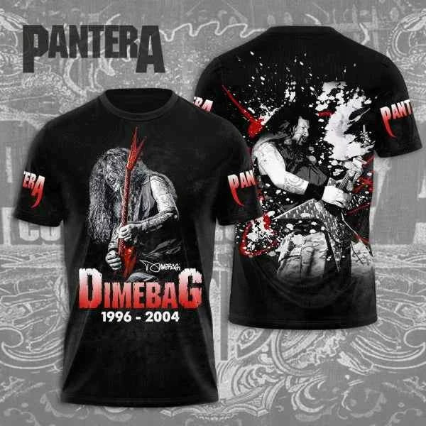 PANTERA! 3D Printed T-shirt for Men and Women