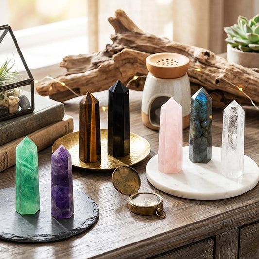 Earth's Reach — Natural Crystal Obelisk Point