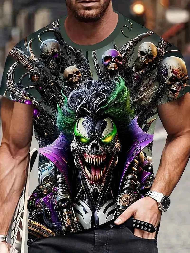 3D Printed Men's T Shirt Horror 4