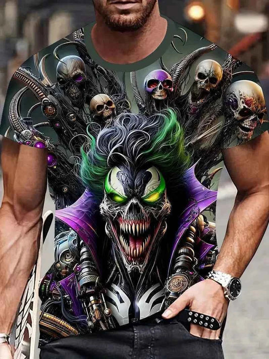 3D Printed Men's T Shirt Horror 4