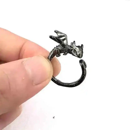 Dragon Rings Gothic Punk Style Dragon - Pedlar's Attic