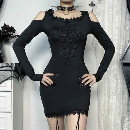 AltGoth Cyber Punk Mall Gothic Dress - Pedlar's Attic
