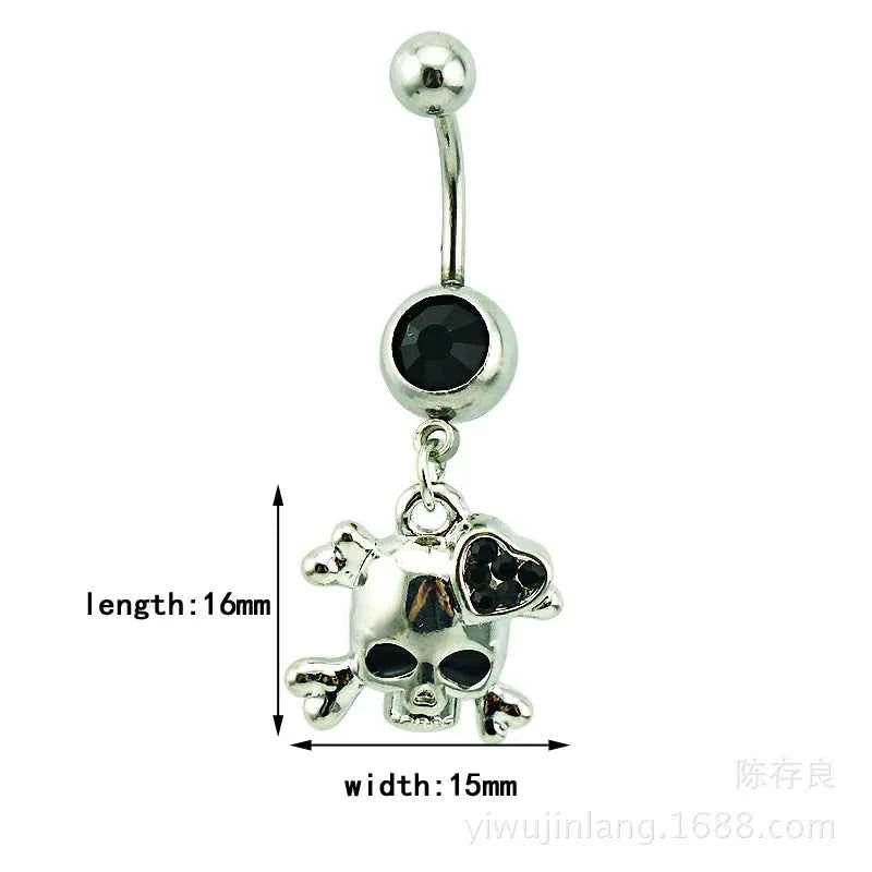 Skull Belly Button Rings