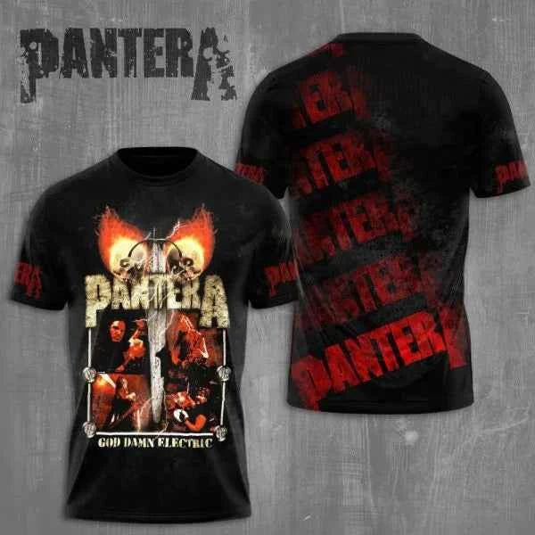 PANTERA! 3D Printed T-shirt for Men and Women